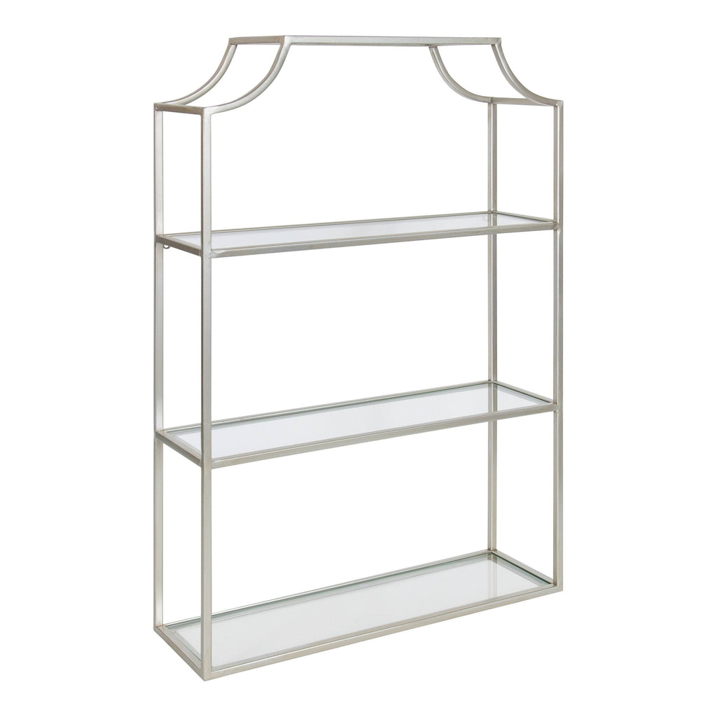 4-Tier Wall Shelf - Silver N80112