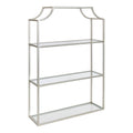 4-Tier Wall Shelf - Silver N80112