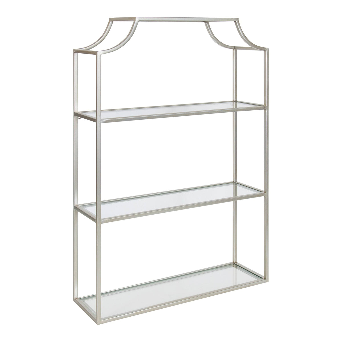4-Tier Wall Shelf - Silver N80112