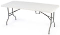 6-Feet Portable Table with Collapsible Legs, Gray I8012