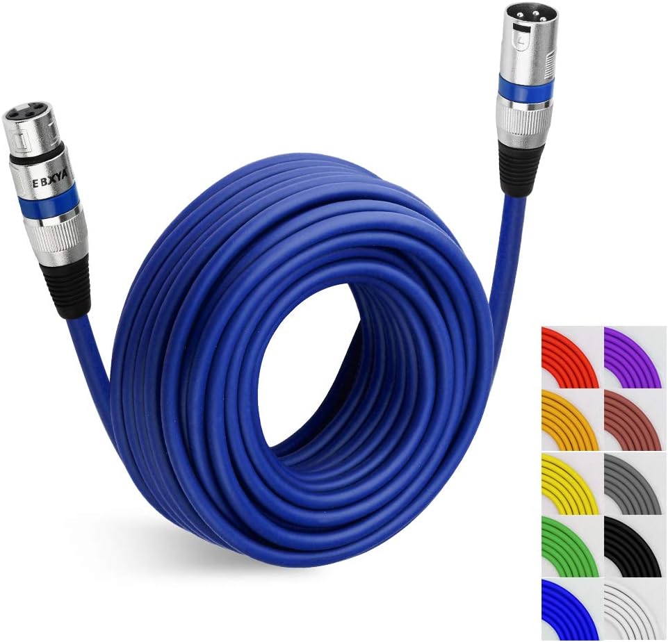 50 Ft 4 Pack XLR Microphone Cable Y1335