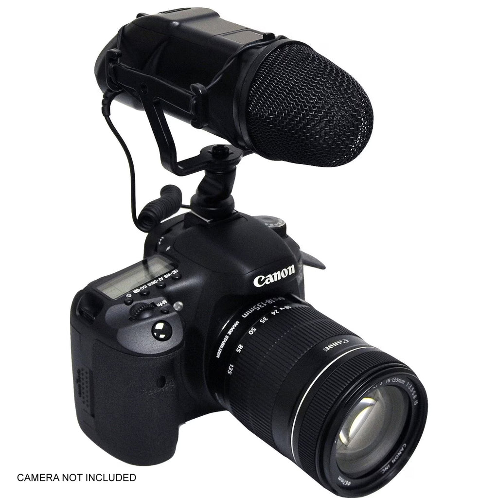 Sony Cyber-shot DSC-RX10 III Professional Microphone (Stereo/NRS) With Dead Cat Wind Muff For High End Systems (DSLR And Video) - Includes Multi-Interface Adapter M37576