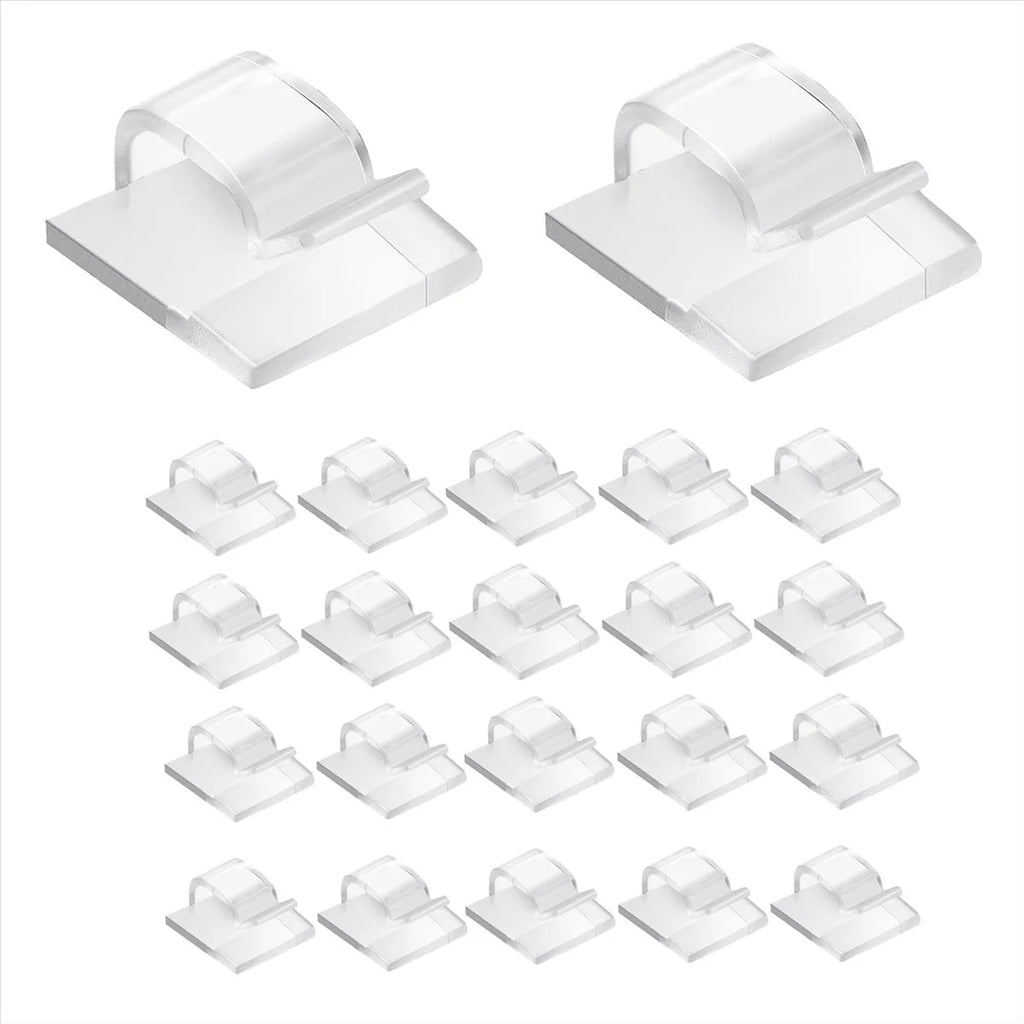 100 Pc Clear Outdoor Light Clips W736243
