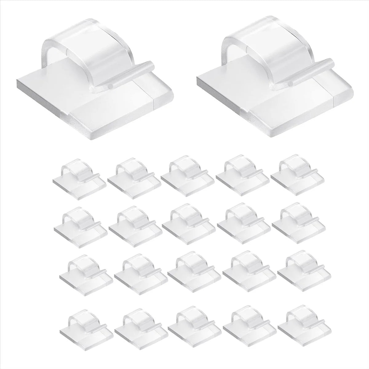 100 Pc Clear Outdoor Light Clips W736243