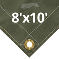 Olive Drab Canvas Tarps 8' x 10' W732100