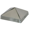 8 in. x 8 in. Stainless Steel Fence Post Cap J290197