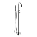 Chrome Single-Handle Floor Mounted Claw Foot Freestanding Tub Faucet U950
