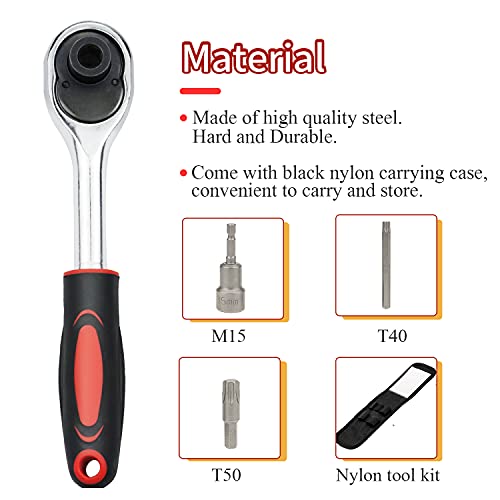 Red Torx Screw Removal Tool Kit for Jeep Wrangler I4662