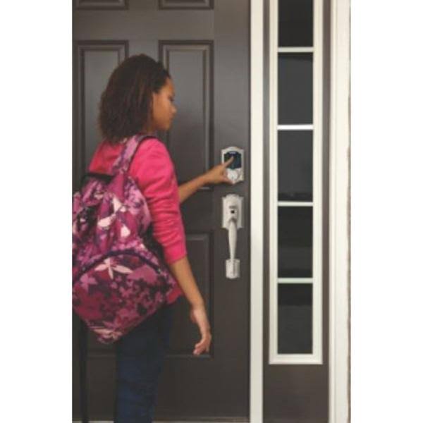 Camelot Touchscreen Deadbolt, Satin Nickel U72194