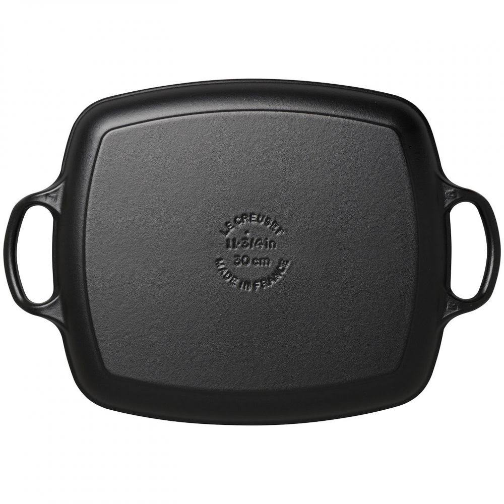 Satin Black Cast Iron Rectangular Grill I72487