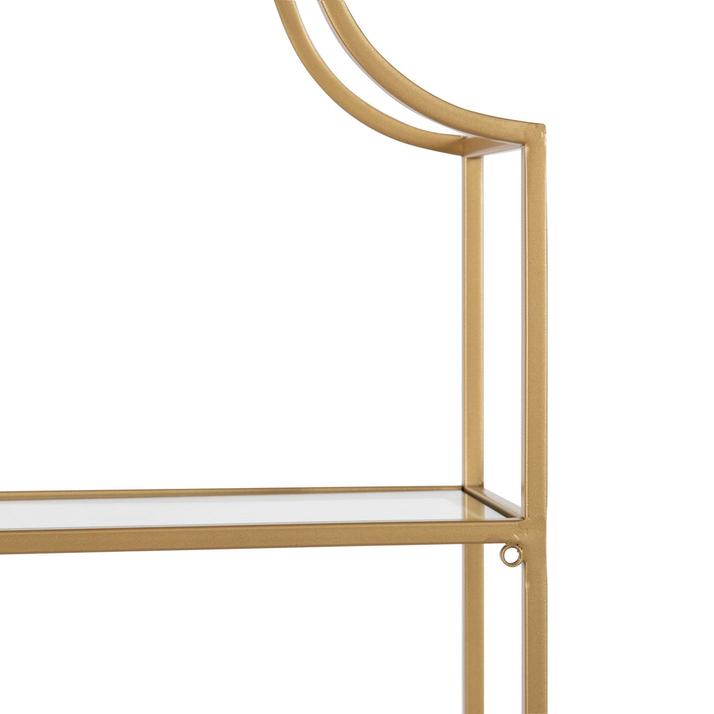 4-Tier Wall Shelf - Silver N80112