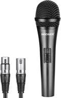 Black Cardioid Dynamic Microphone with XLR Cable, Pack of 2 S186268