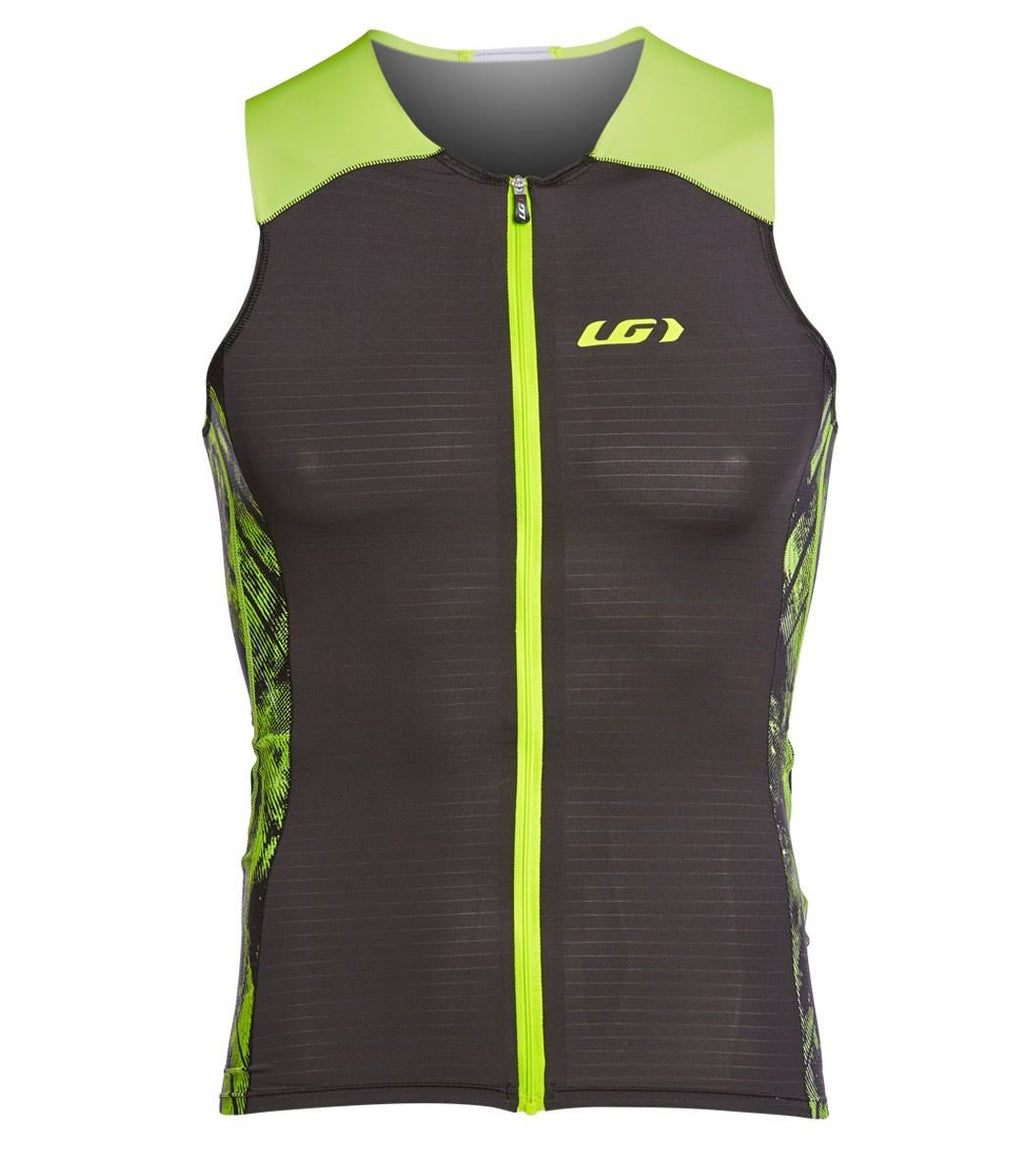 Men's Pro Carbon Tri Top - Black/Yellow D410844