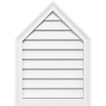 Peaked Top Surface Mount PVC Gable Vent Q181