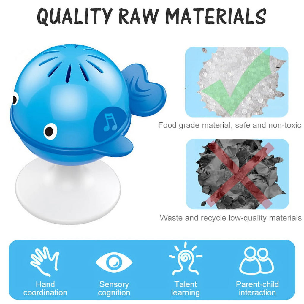 3 Pack Baby Rattles Set Suction Cup Toys B4977