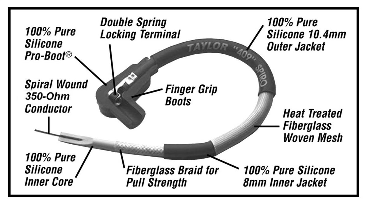 10.4mm Ignition Wire Set B298236