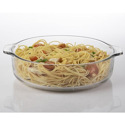 2-quart Glass Casserole Baking Dish with Cover J185
