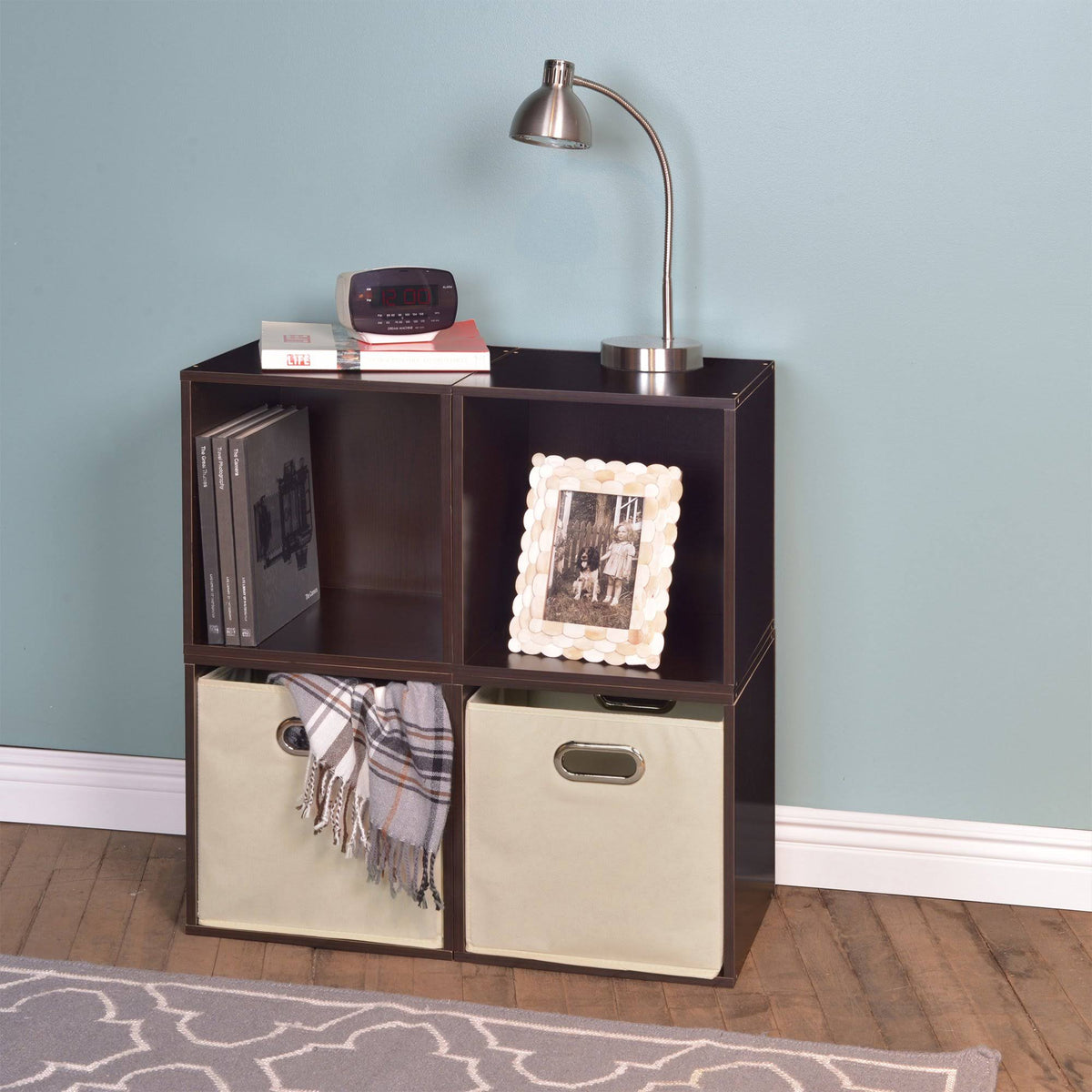 4 Cubes and 2 Canvas Bins Storage Set Y513