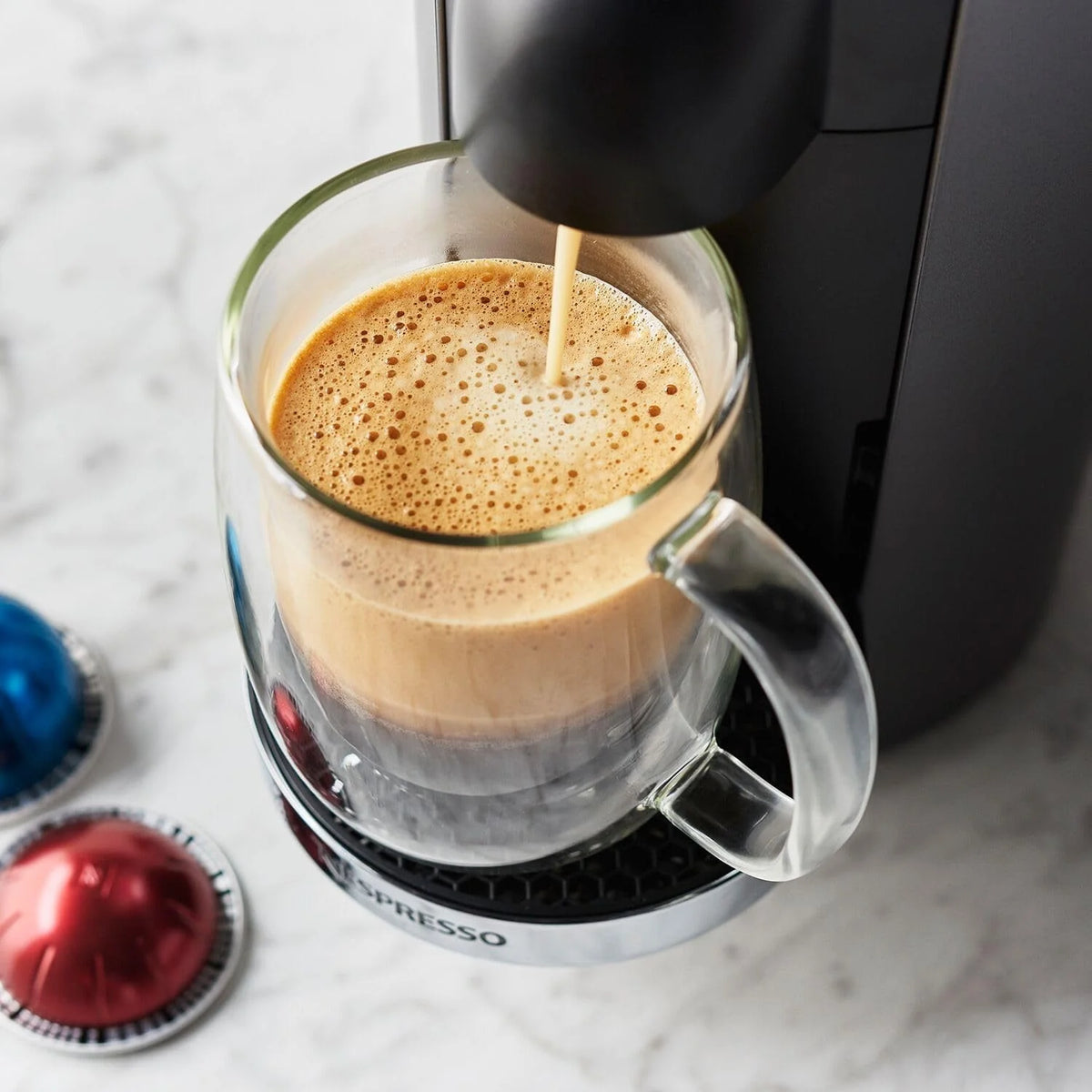 Black Matte Coffee and Espresso Machine J626