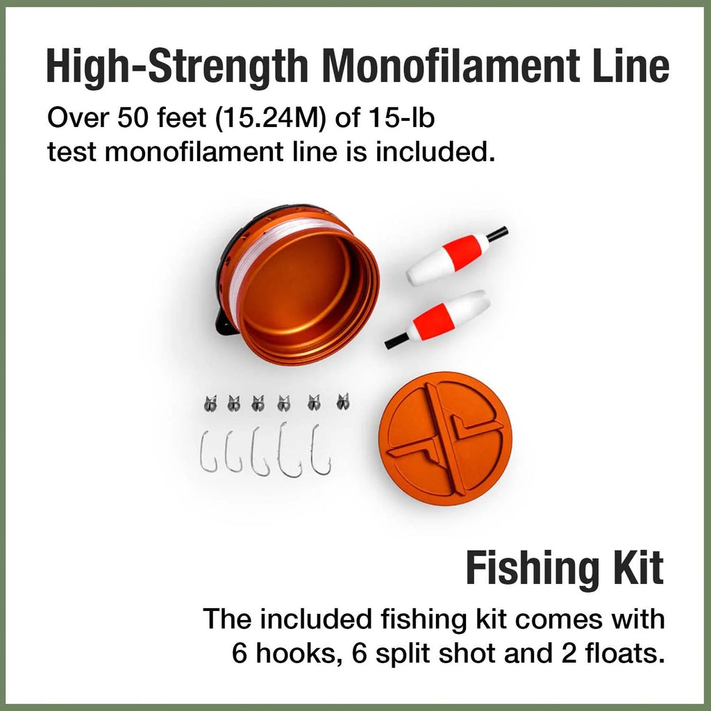 Orange Pocket Fishing Kit B26825