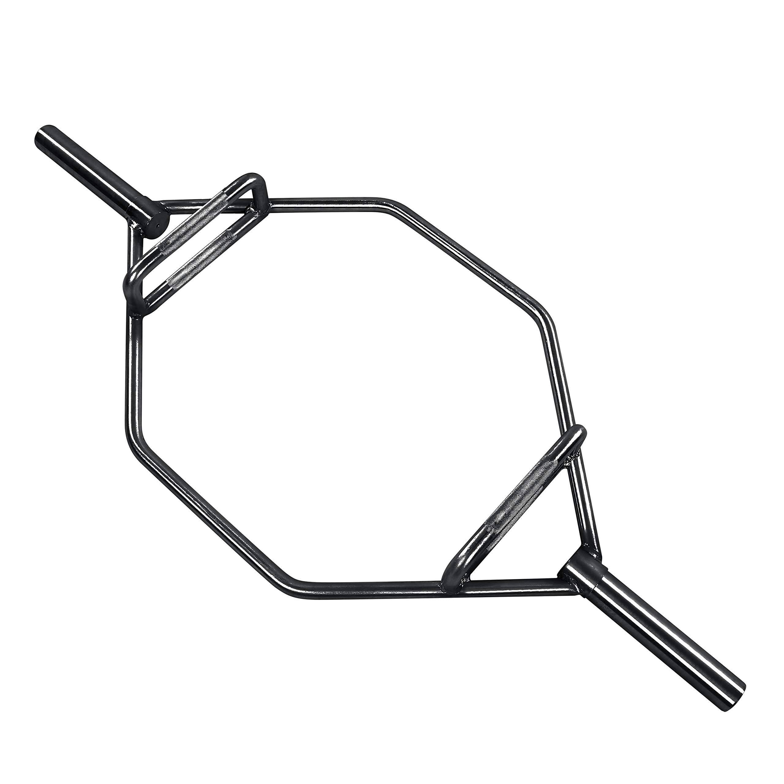 Black 2-Inch Hex Weight Lifting Trap Bar F891