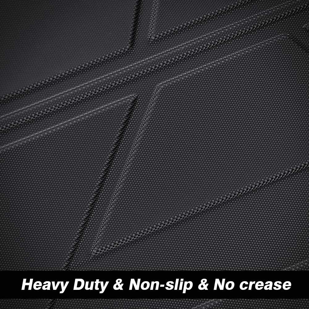 Black TPO Non-Slip Cargo Mat Pack of 2 Q1714