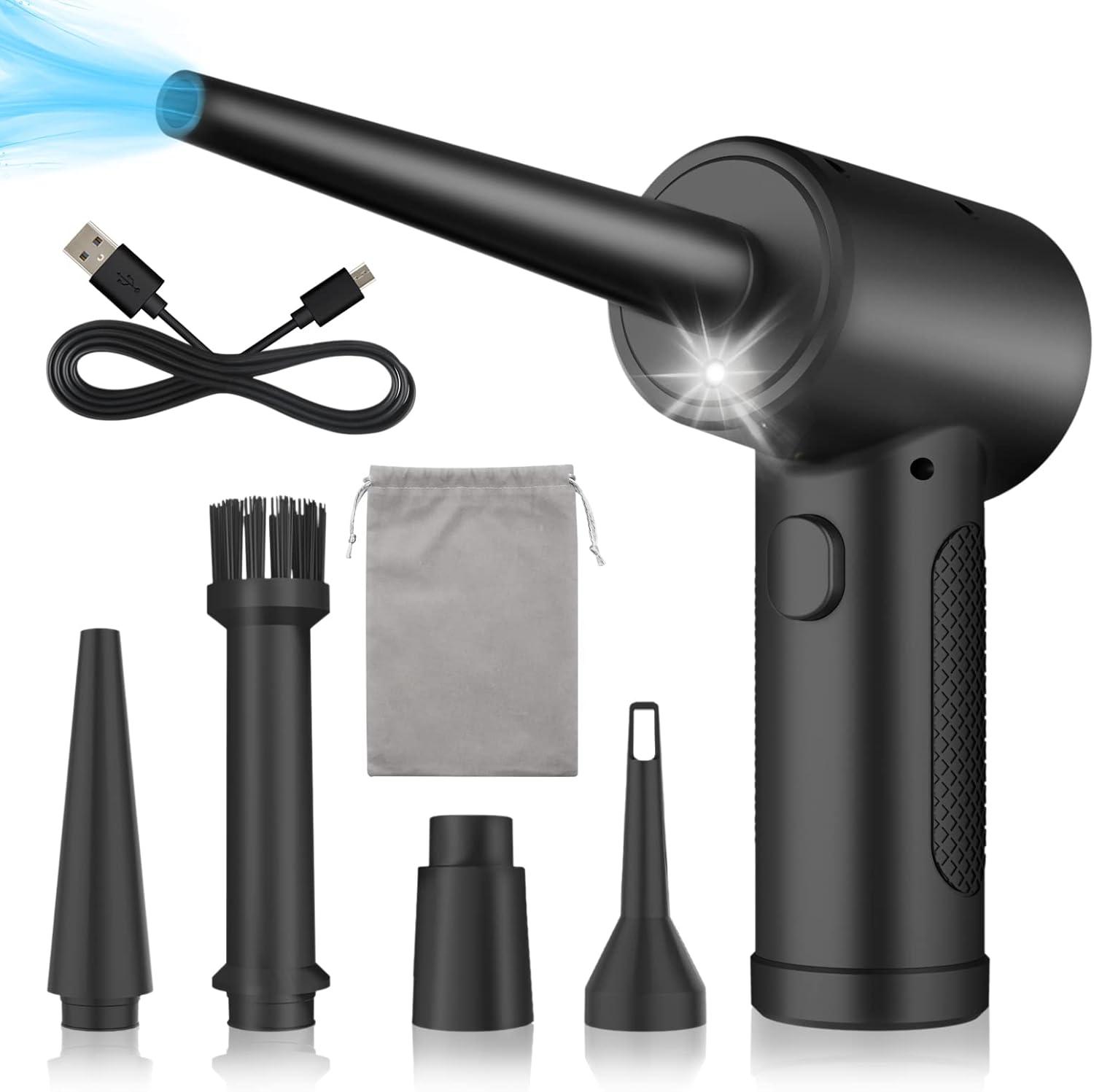 Rechargeable Electric Air Duster 51000 RPM Three-Speed Air Blower E3328