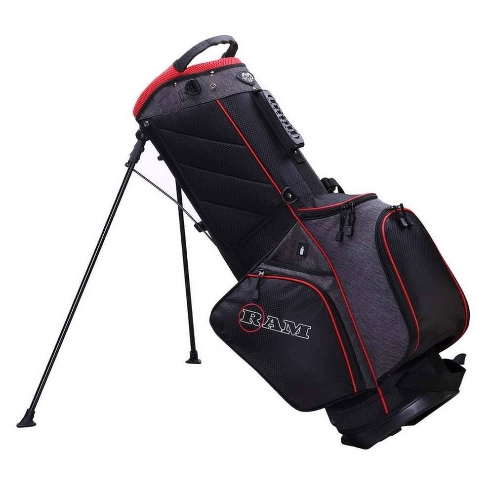 Black/Red Golf Stand Bag S724292