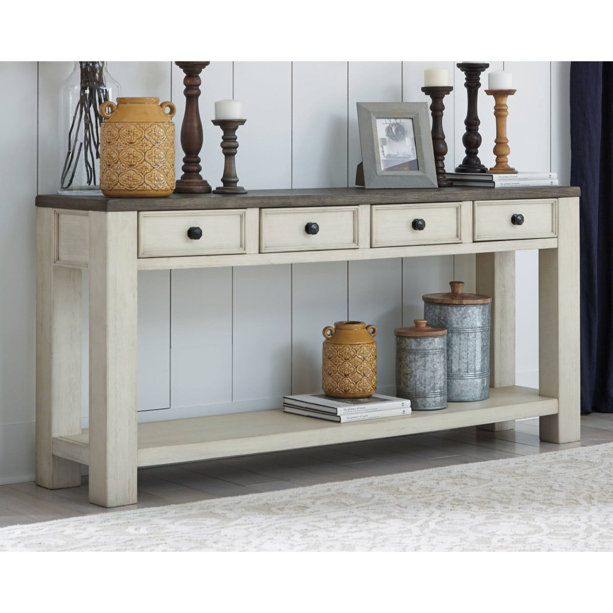 Brown/White Sofa Table E684683