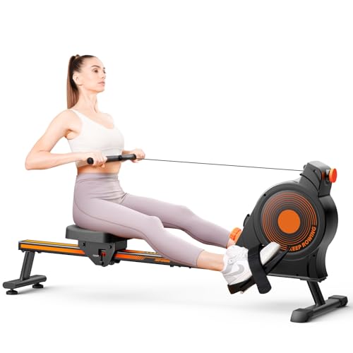 Magnetic/Water Rowing Machine with 16 Resistance Levels, LCD Monitor A60157