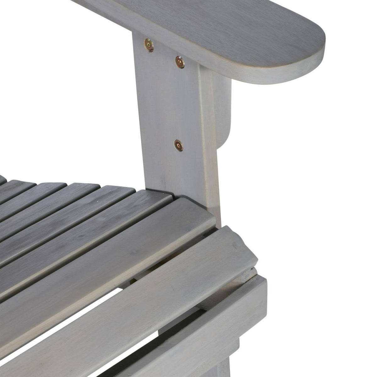 Grey Wash Acacia Wood Adirondack Chair A820