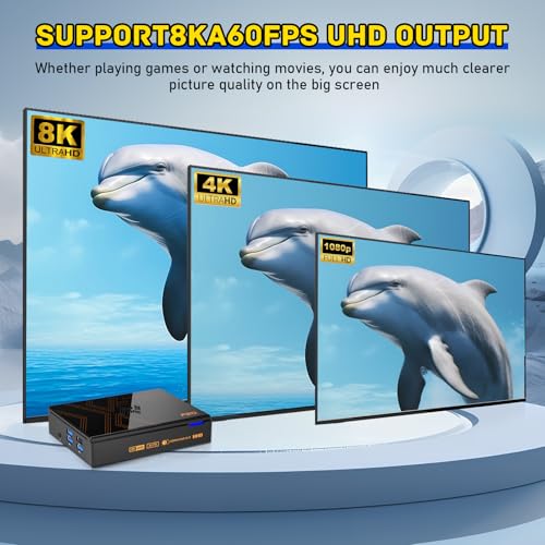 Retro Game Console with 16000+ Games, 8K UHD Output, Wireless Controllers L8944
