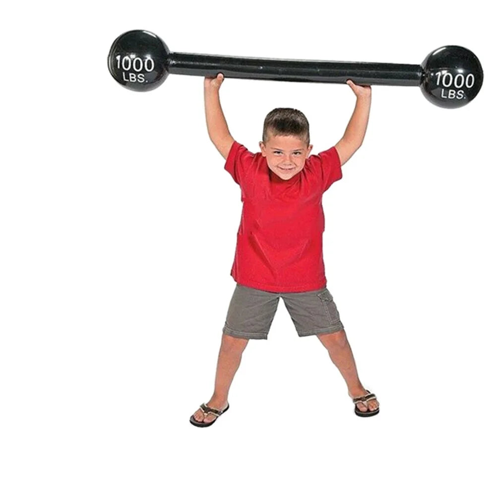 Inflatable Barbell Toy PVC Thickening Party Props A207439