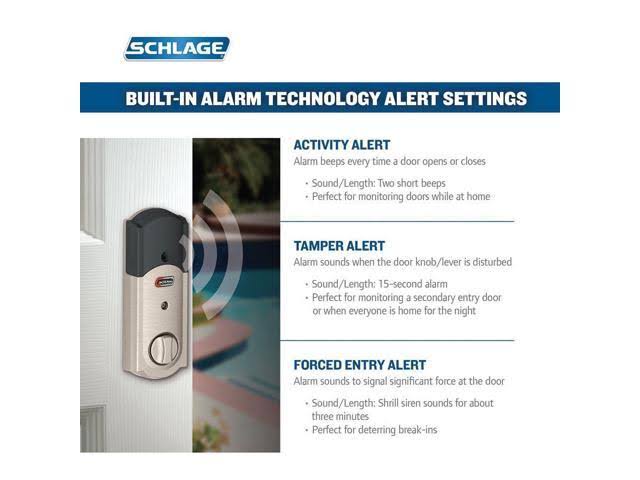 Camelot Touchscreen Deadbolt, Satin Nickel U72194