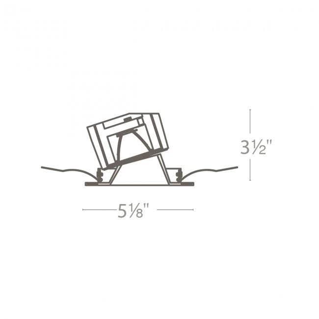 White Wall Wash Trim LED Module B232