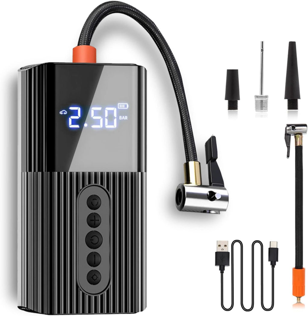 Portable Cordless Tire Inflator with LED Light E45824