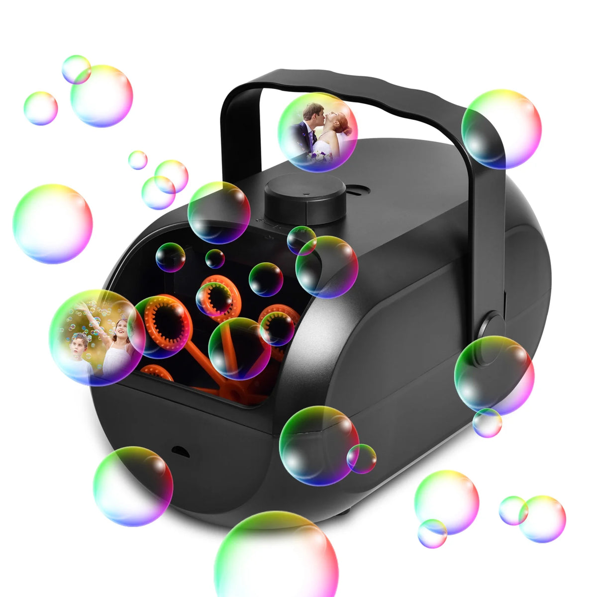 Portable Rechargeable Bubble Machine M82269