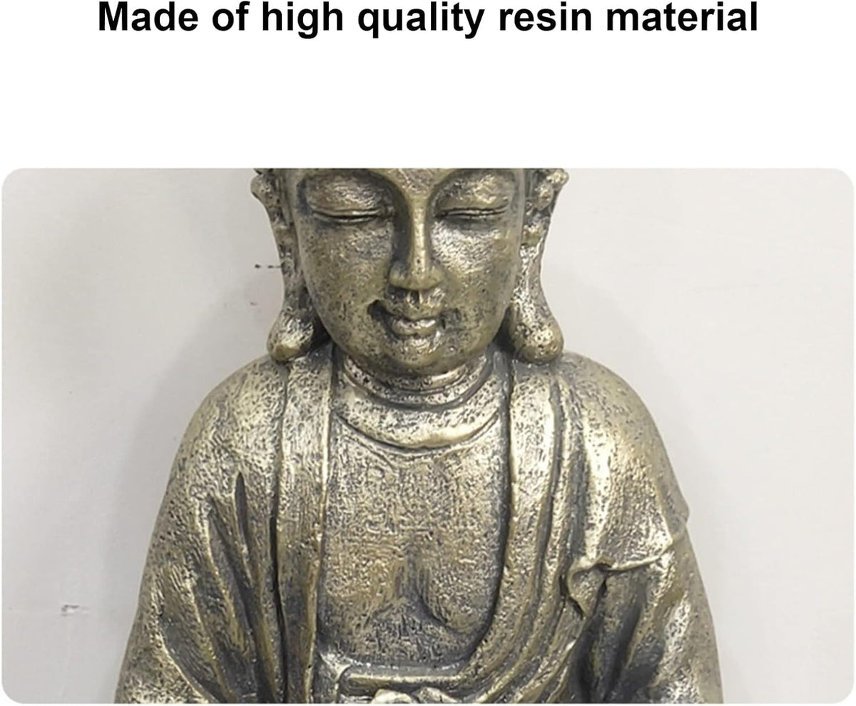 Solar Powered Buddha Garden Statue N28692