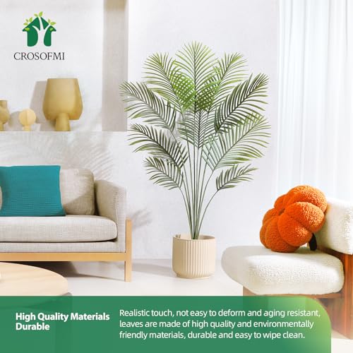 Artificial Areca Palm Tree 6 Feet Fake Tropical Palm Plant, 2Pack T8975