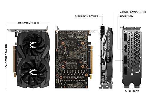 6GB GDDR5 192-bit Gaming Graphics Card F866
