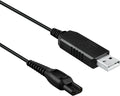 Black 15V USB Power Charger Cord for Electric Shaver U78348