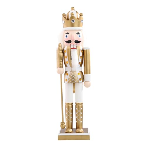 16 Inch Wooden Christmas Nutcracker Figures Ornament Green A327