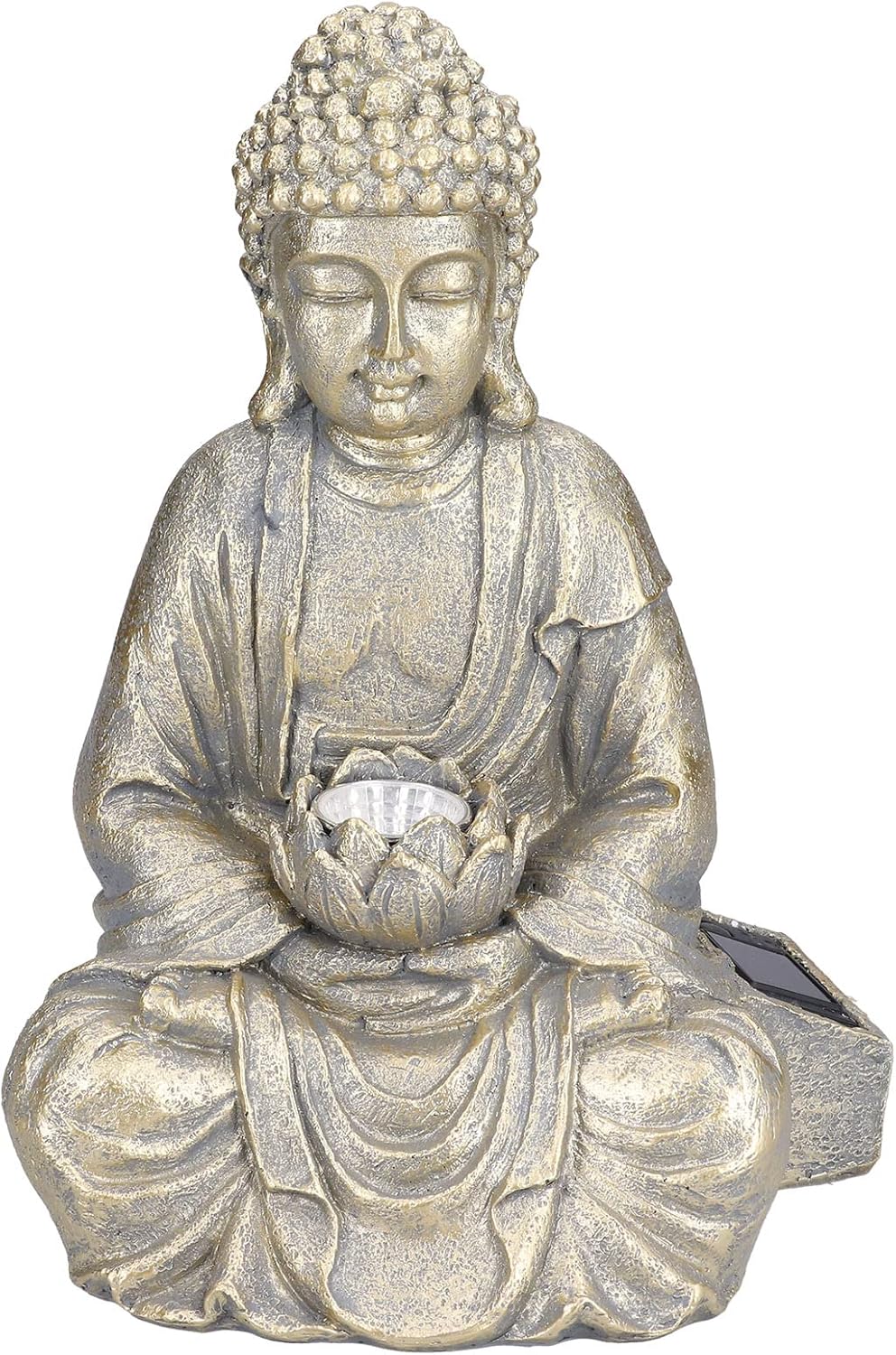 Solar Powered Buddha Garden Statue N28692