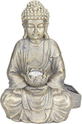 Solar Powered Buddha Garden Statue N28692