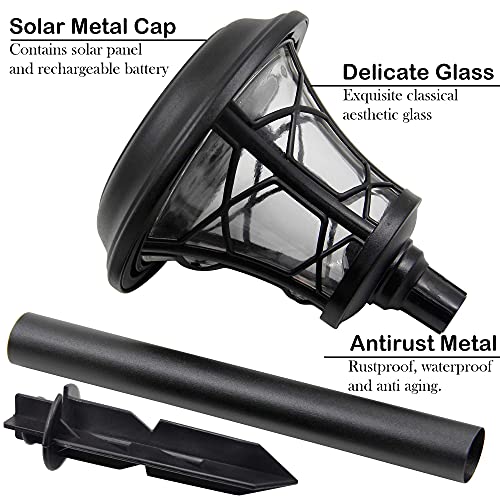 6 Pack Solar Powered Pathway Lights, Warm White X3059