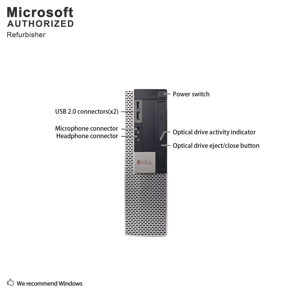 Restored Dell Optiplex 960 3.0GHz C2D 4GB 160GB DVD Windows 10 Pro 64 SFF Computer L93399