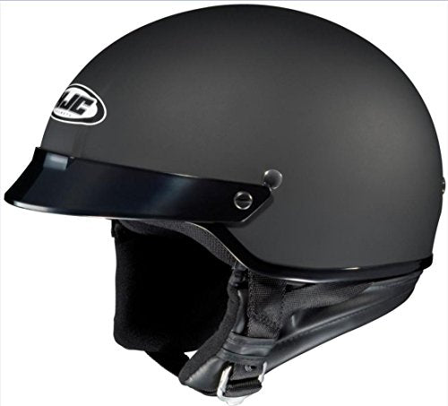 Flat Black 2X-Large Half Shell Motorcycle Helmet N71752