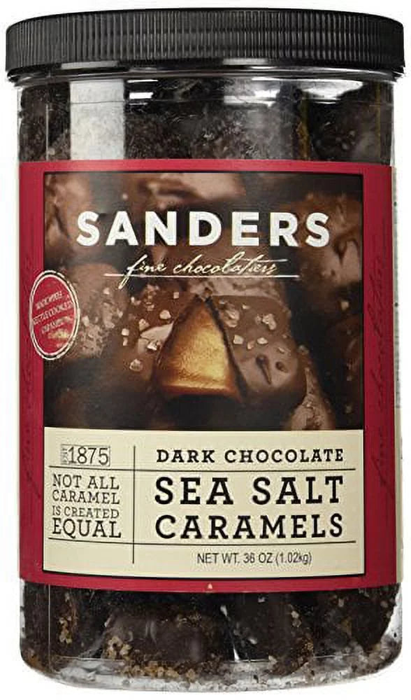Dark Chocolate Sea Salt Caramels 36 ounces Y9385