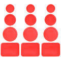Red Replacement Lids for 1-Cup, 2-Cup, 3-Cup, and 4-Cup R676