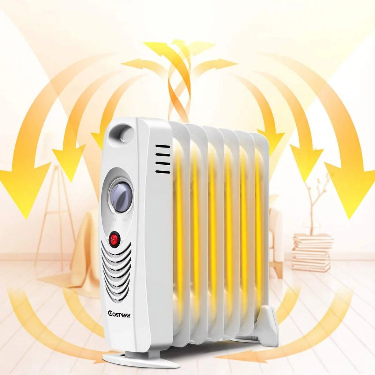 Portable Mini Electric Oil Filled Radiator Heater B89754